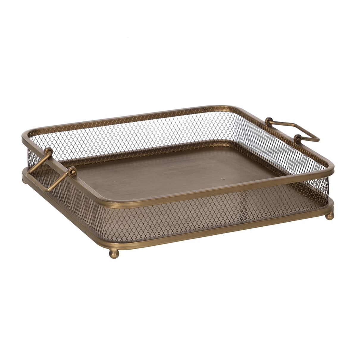 Snacksbricka Gyllene Järn 40 x 40 x 10 cm